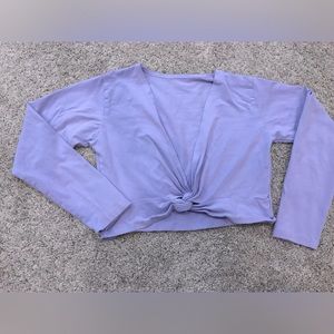 Girls Ballet Wrap Tops Kids Long Sleeve 140cm 8Y